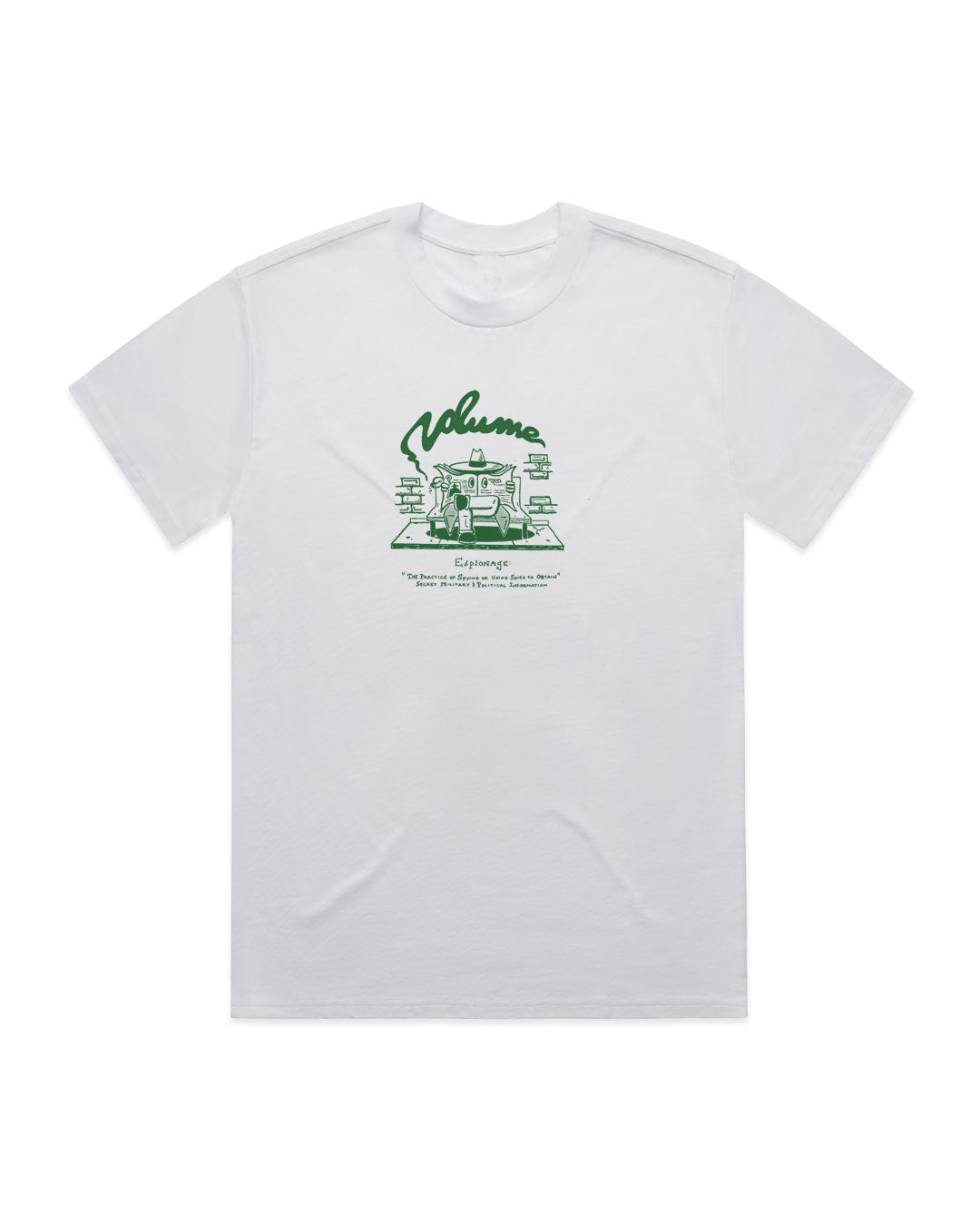 Espionage Tee, White